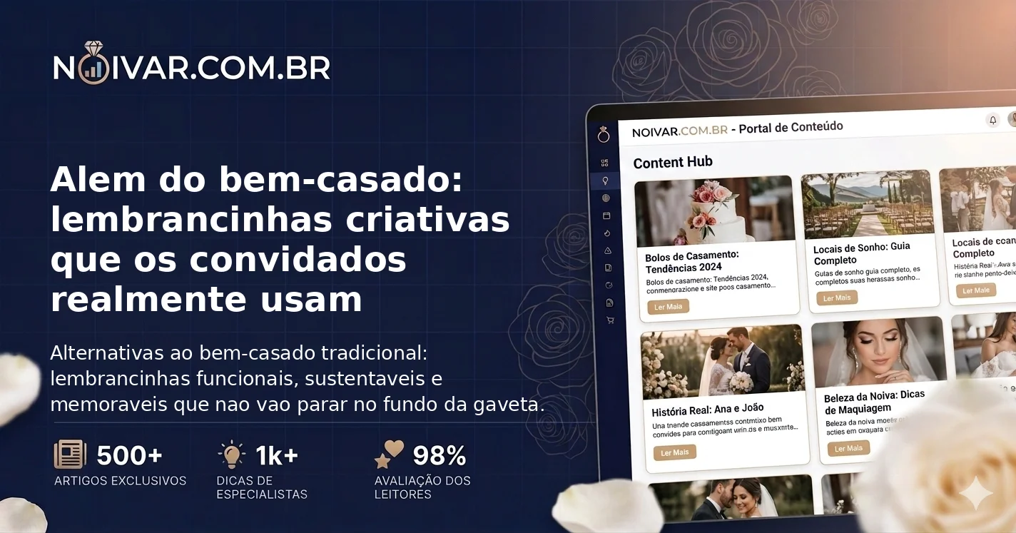 Alem do bem-casado: lembrancinhas criativas que os convidados realmente usam