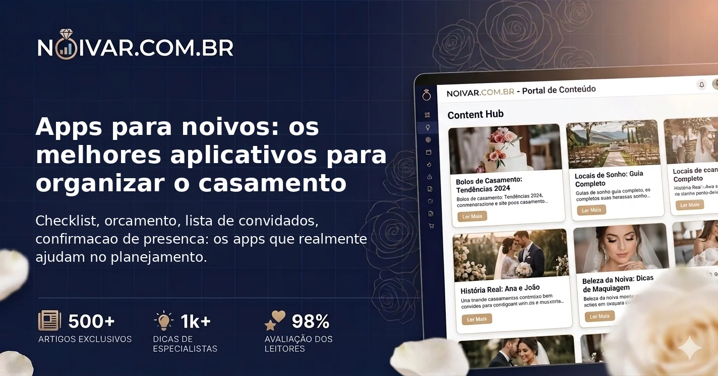 Apps para noivos: os melhores aplicativos para organizar o casamento