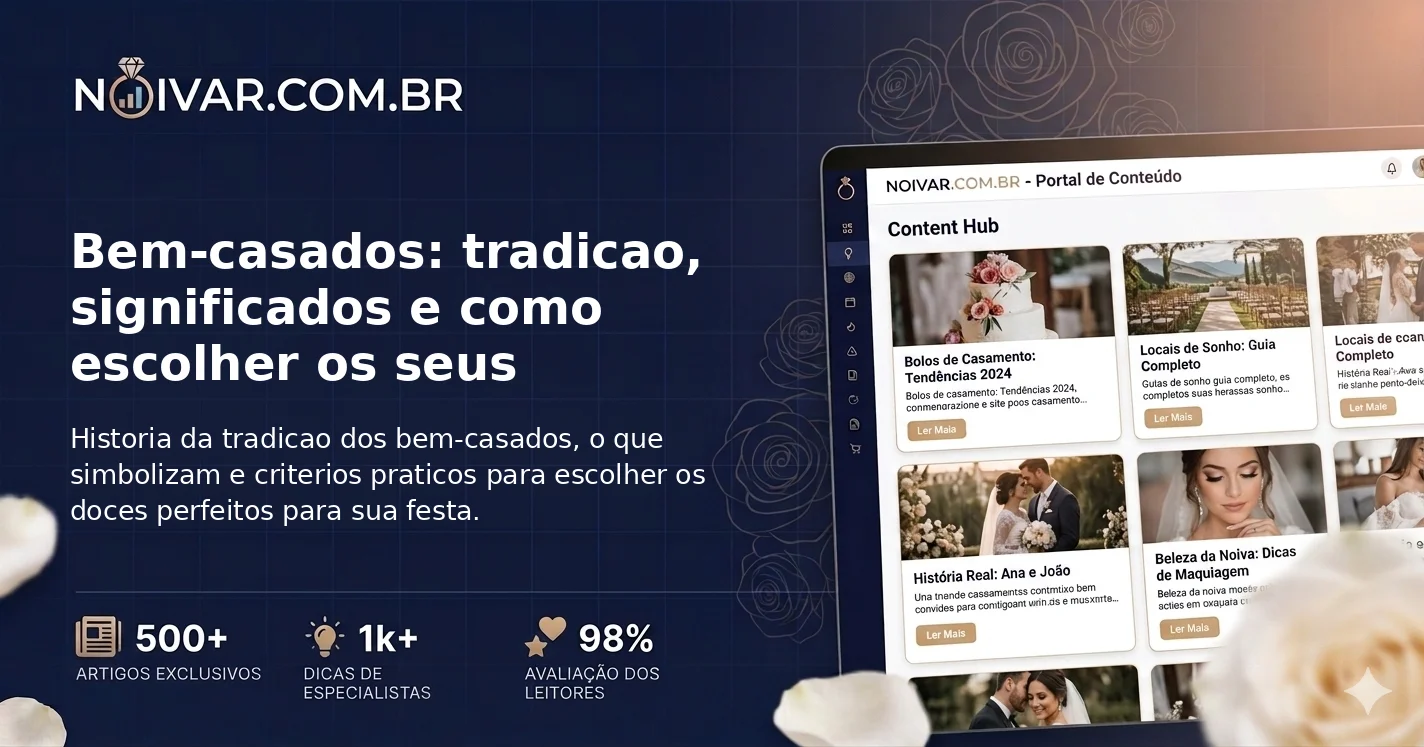 Bem-casados: tradicao, significados e como escolher os seus