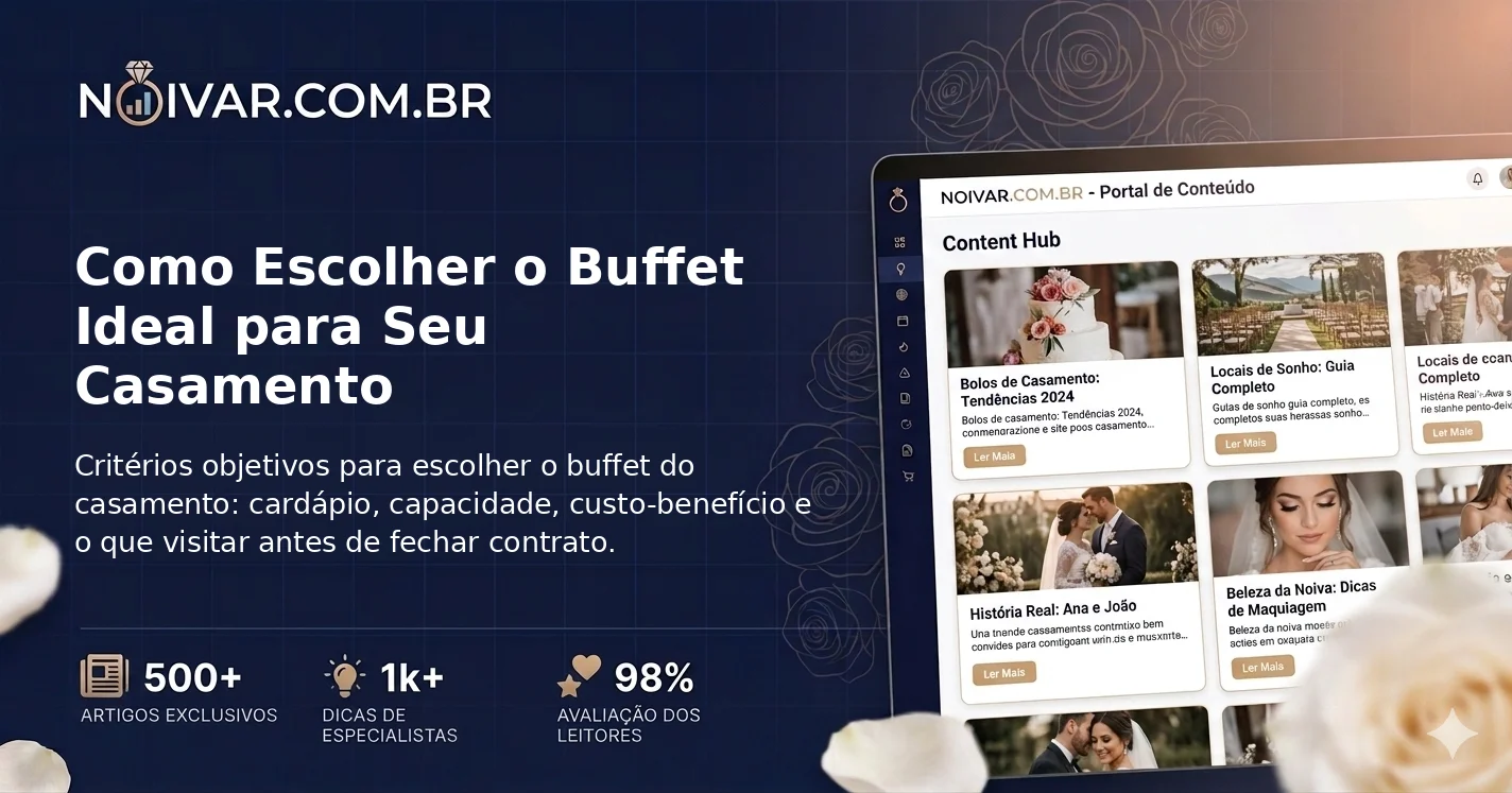 Como Escolher o Buffet Ideal para Seu Casamento