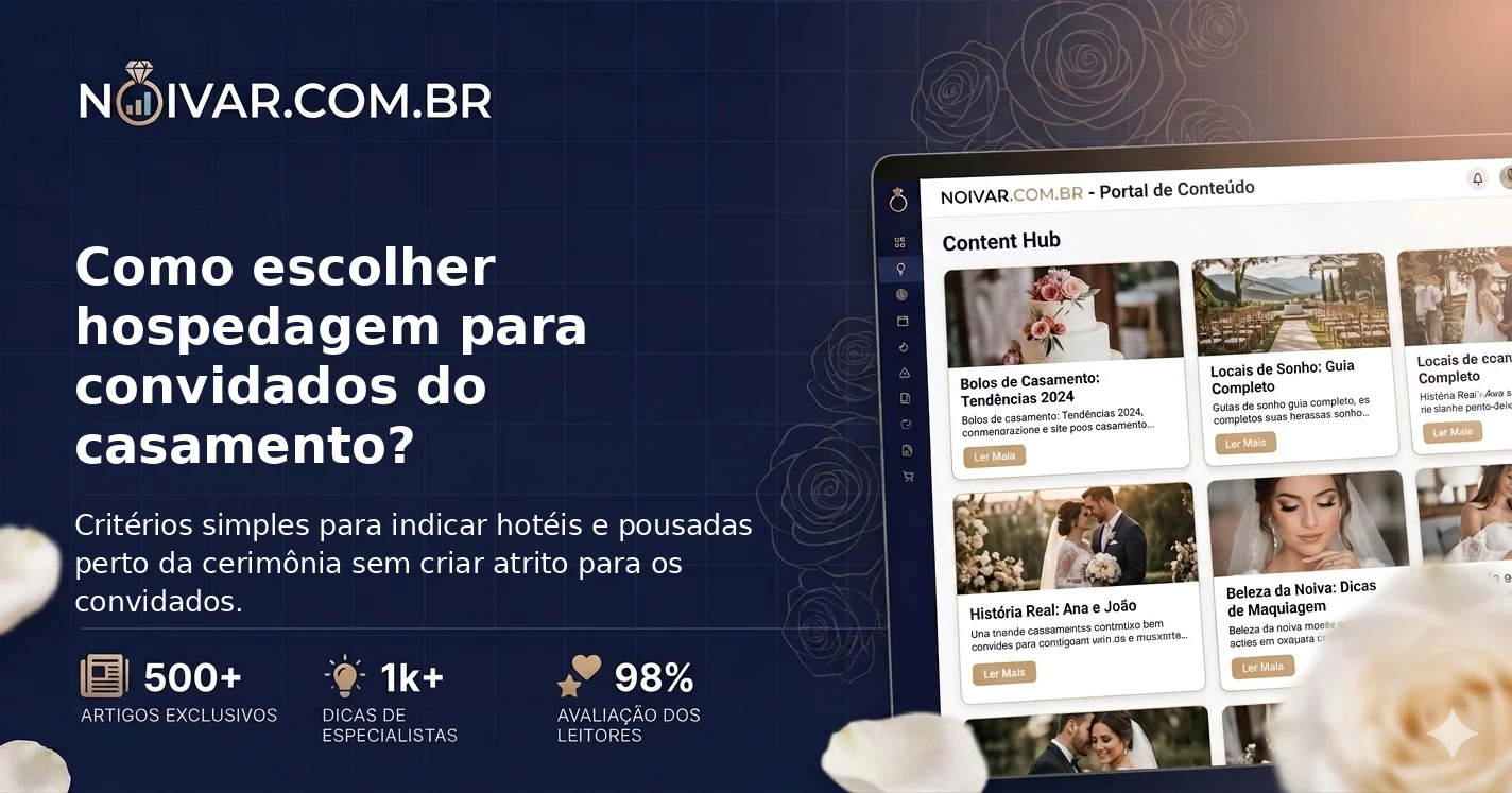 Como escolher hospedagem para convidados do casamento?