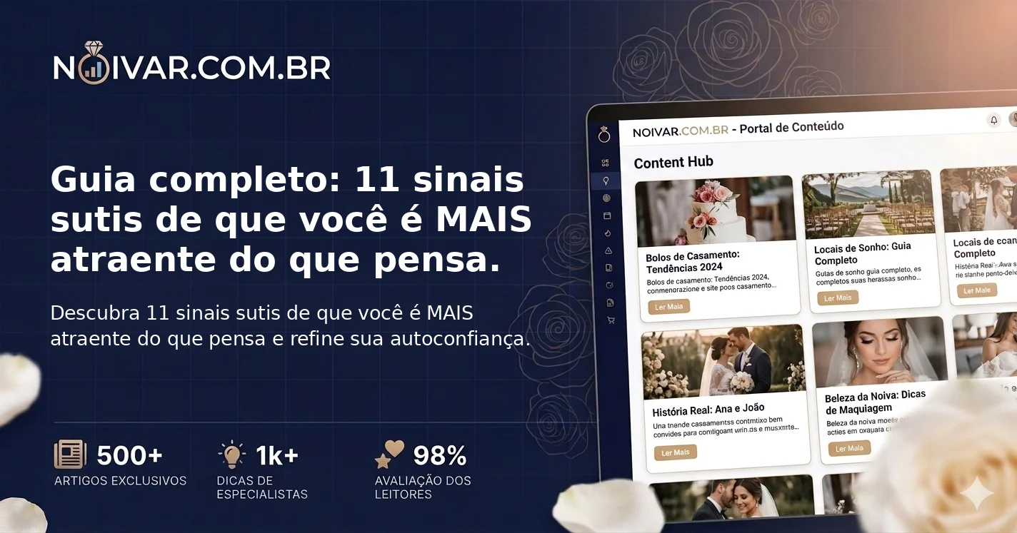 Guia completo: 11 sinais sutis de que você é MAIS atraente do que pensa.