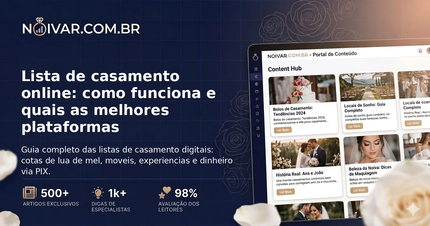 Lista de casamento online: como funciona e quais as melhores plataformas