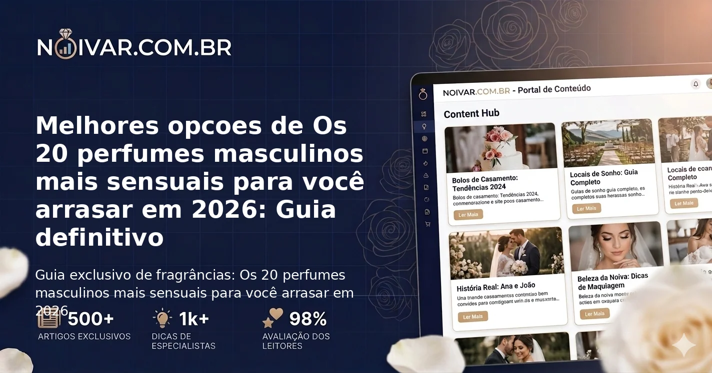 Melhores opcoes de Os 20 perfumes masculinos mais sensuais para você arrasar em 2026: Guia definitivo