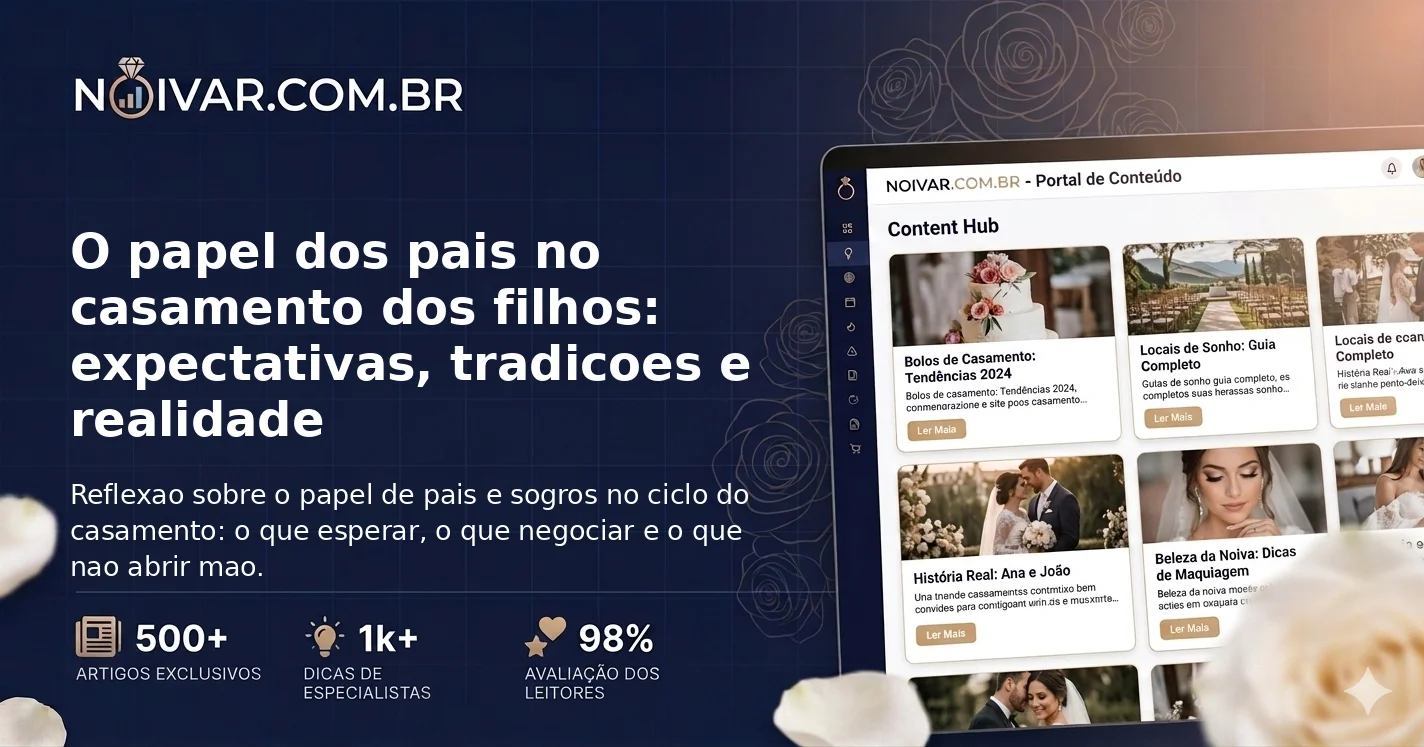 O papel dos pais no casamento dos filhos: expectativas, tradicoes e realidade