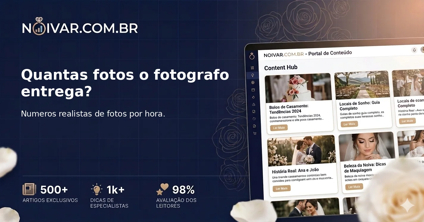 Quantas fotos o fotografo entrega?