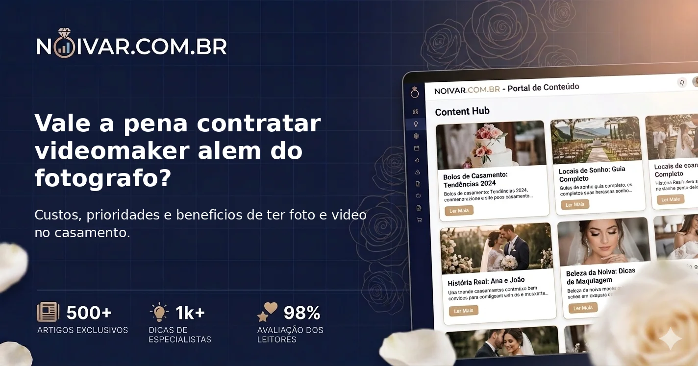 Vale a pena contratar videomaker alem do fotografo?