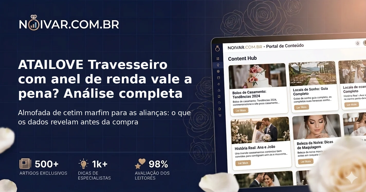 ATAILOVE Travesseiro com anel de renda vale a pena? Análise completa
