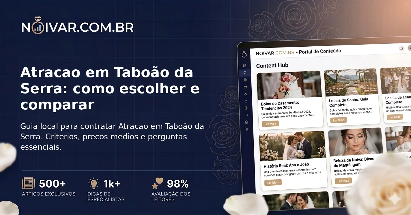 Atracao em Taboão da Serra: como escolher e comparar