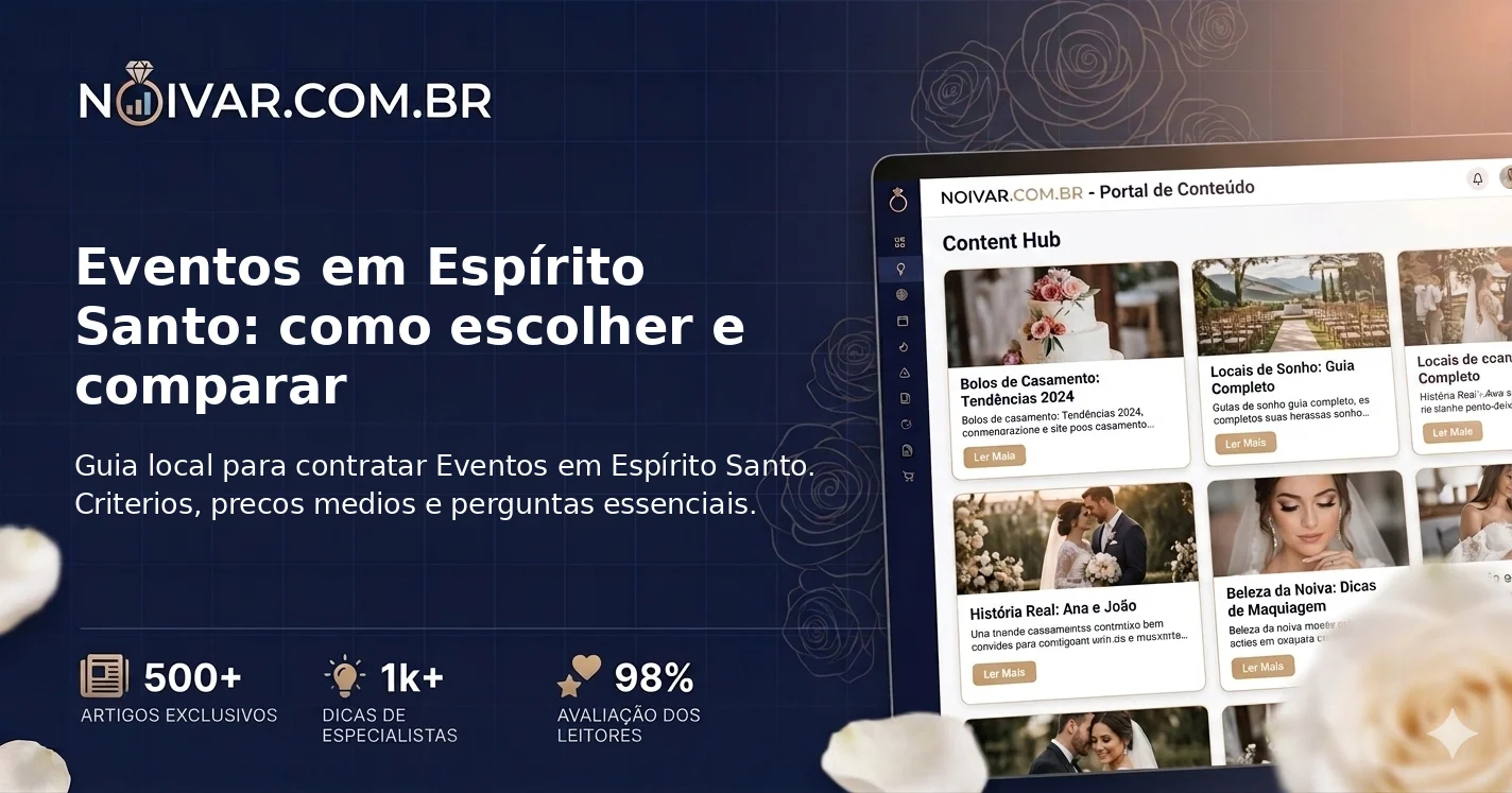 Eventos em Espírito Santo: como escolher e comparar
