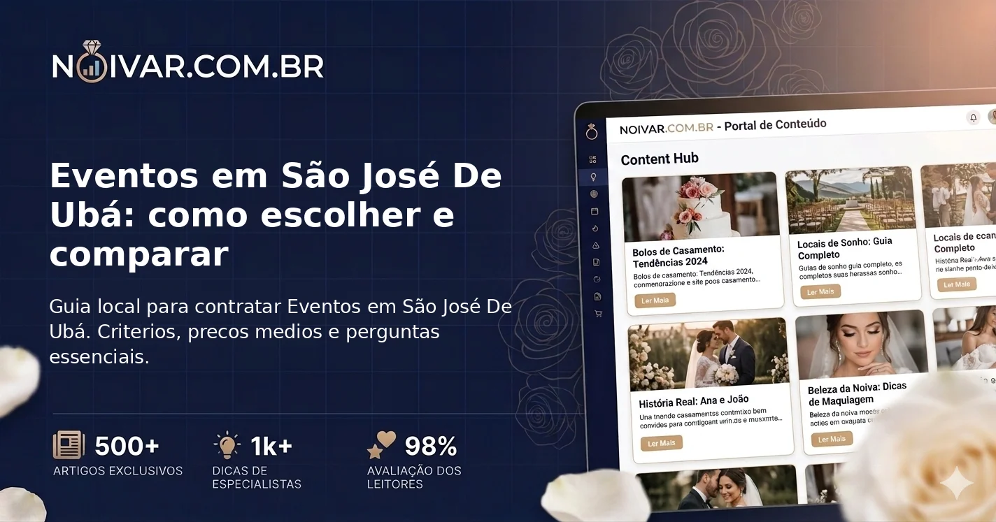 Eventos em São José De Ubá: como escolher e comparar