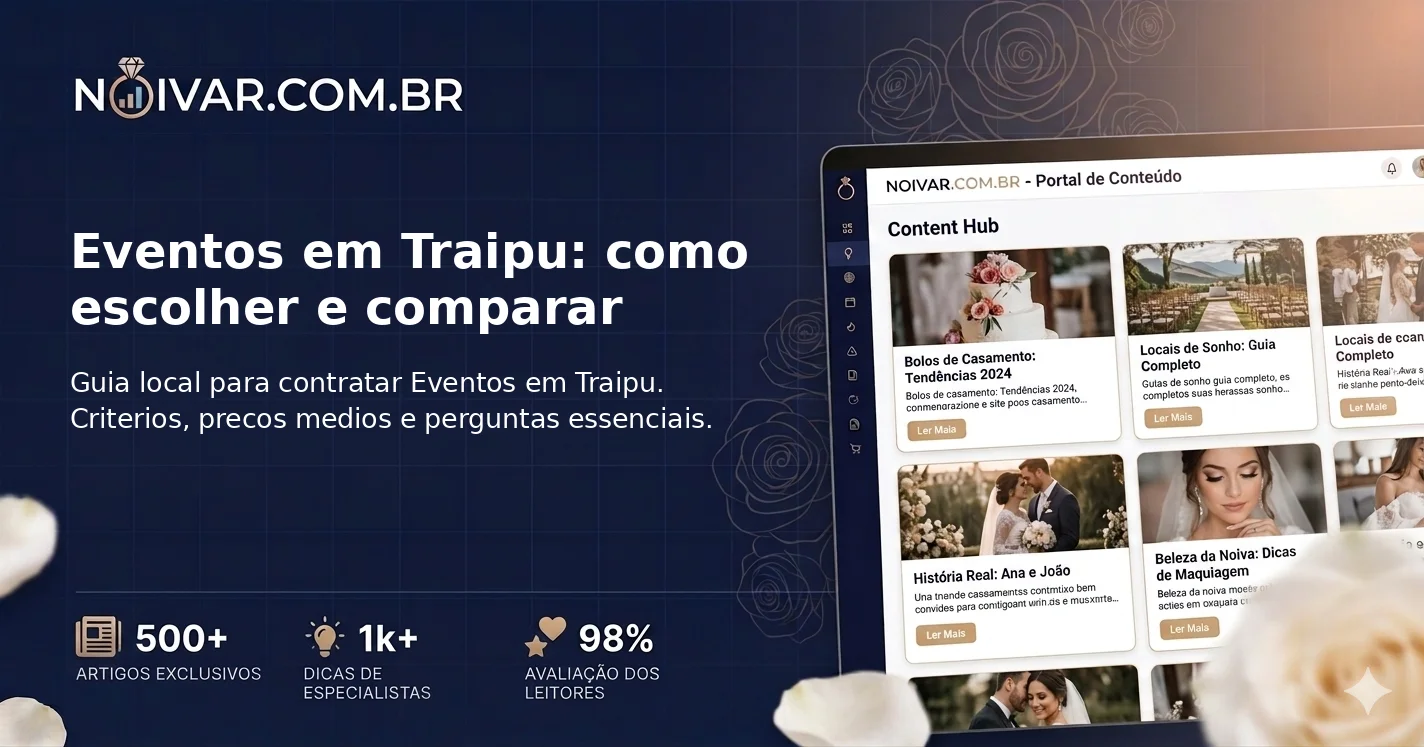 Eventos em Traipu: como escolher e comparar