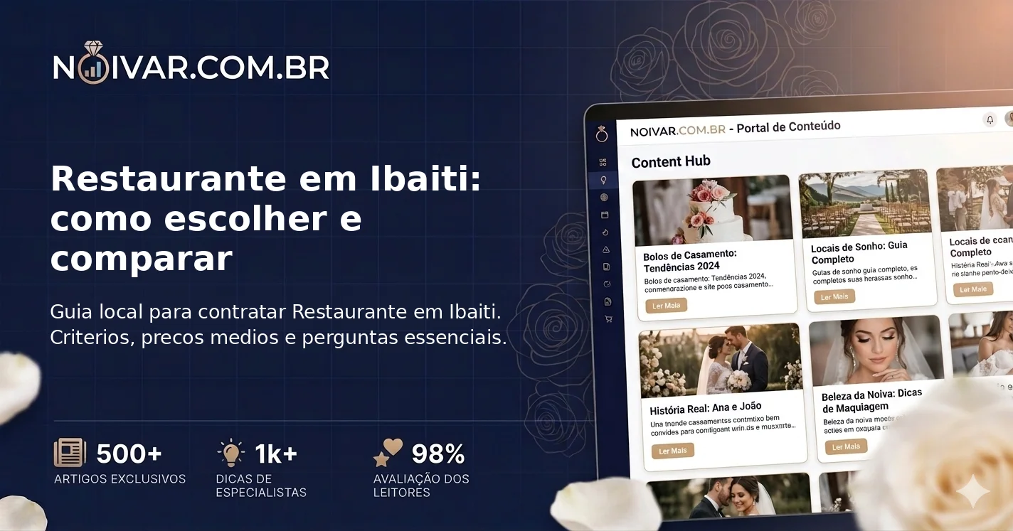 Restaurante em Ibaiti: como escolher e comparar