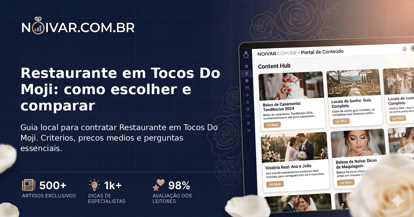 Restaurante em Tocos Do Moji: como escolher e comparar