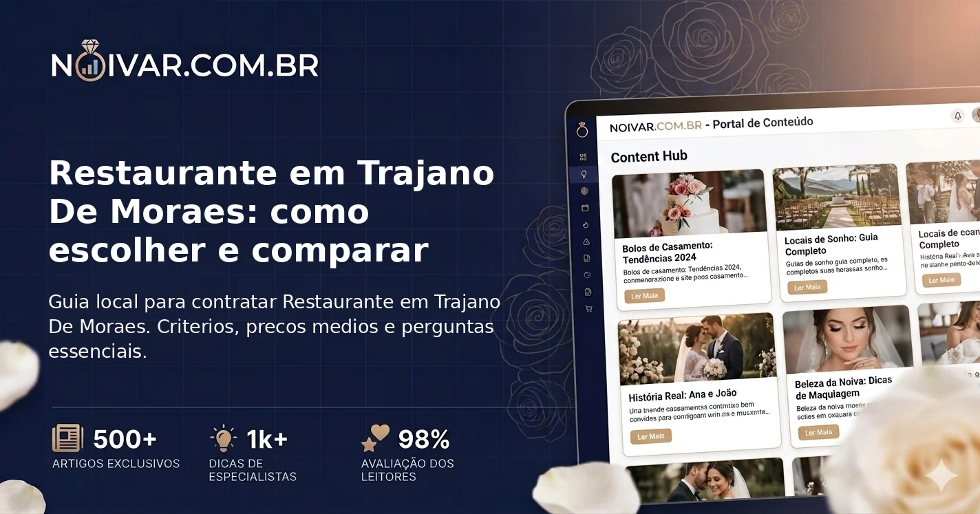 Restaurante em Trajano De Moraes: como escolher e comparar