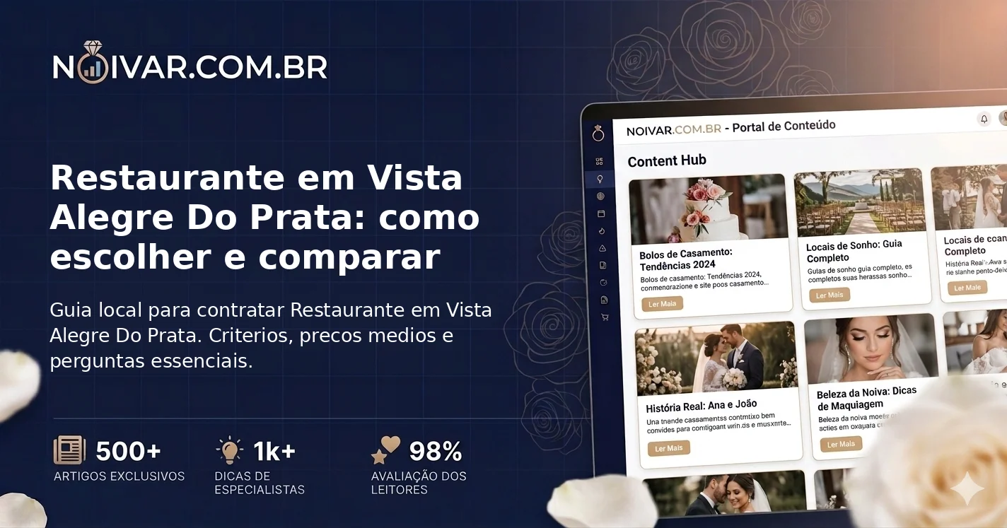 Restaurante em Vista Alegre Do Prata: como escolher e comparar
