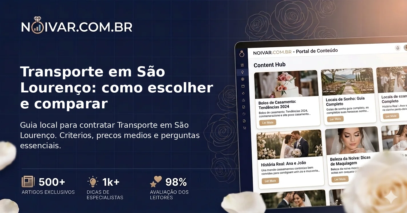Transporte em São Lourenço: como escolher e comparar