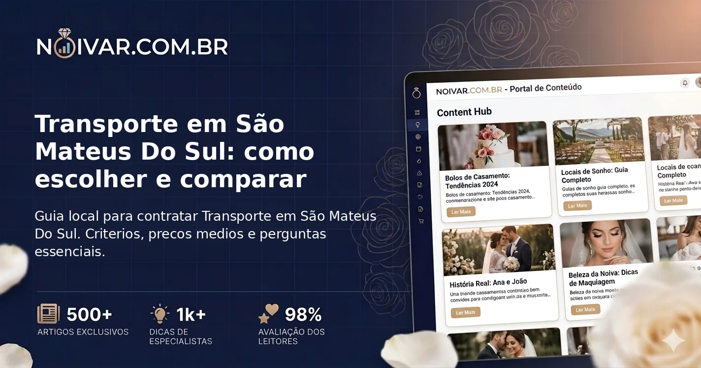 Transporte em São Mateus Do Sul: como escolher e comparar
