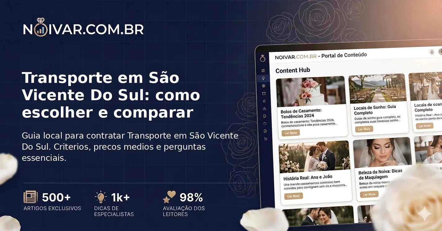 Transporte em São Vicente Do Sul: como escolher e comparar