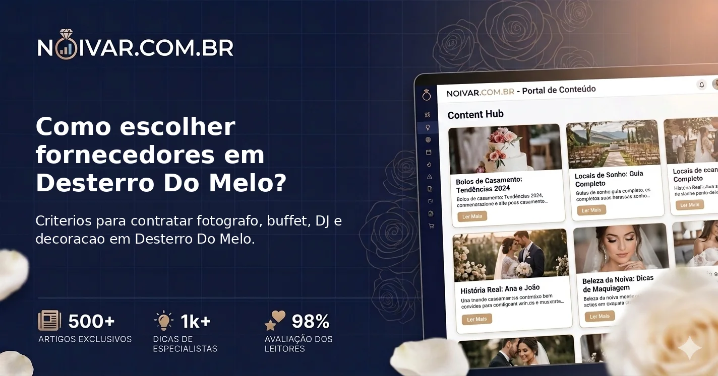 Como escolher fornecedores em Desterro Do Melo?