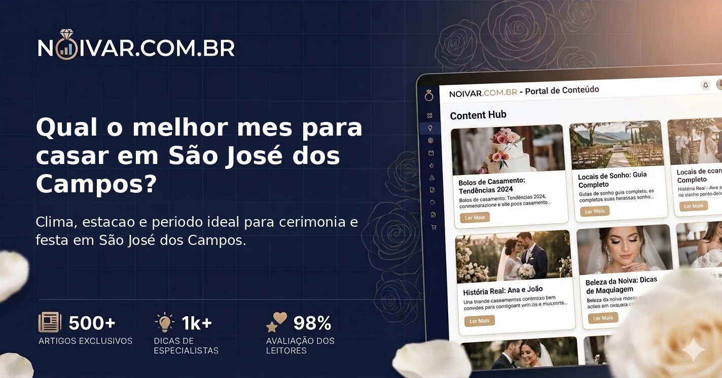 Qual o melhor mes para casar em São José dos Campos?