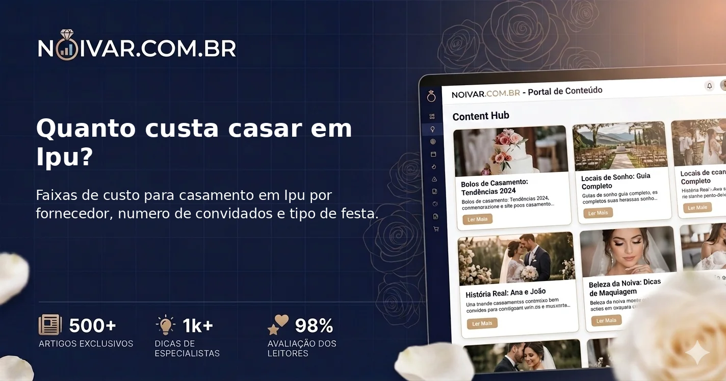 Quanto custa casar em Ipu?