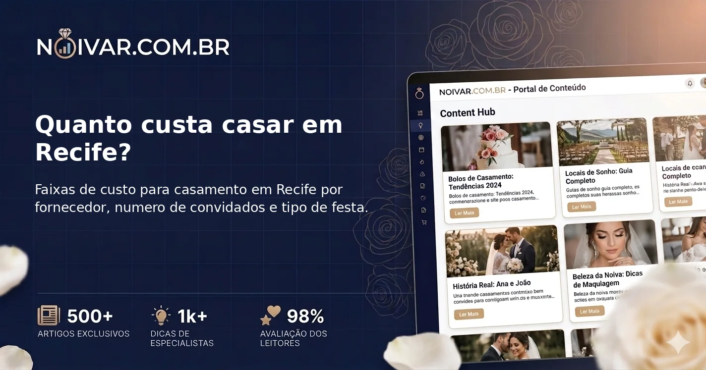 Quanto custa casar em Recife?
